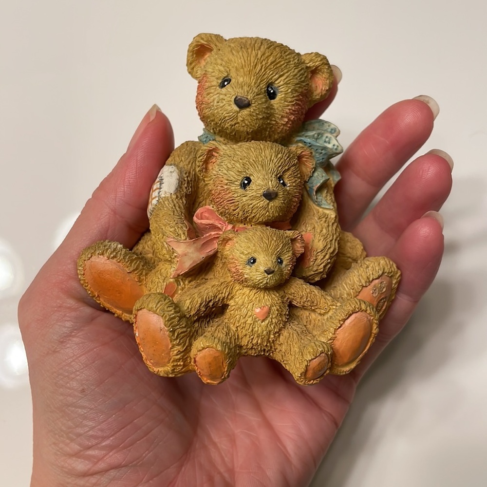 Vintage 1991 Cherished Teddies Friends come in all sizes figurine - Picture 3 of 6